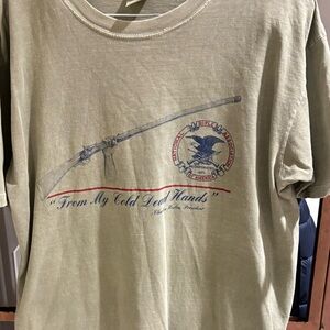 National Rifle Association/Charlton Heston Famous Quote T-Shirt Size Large